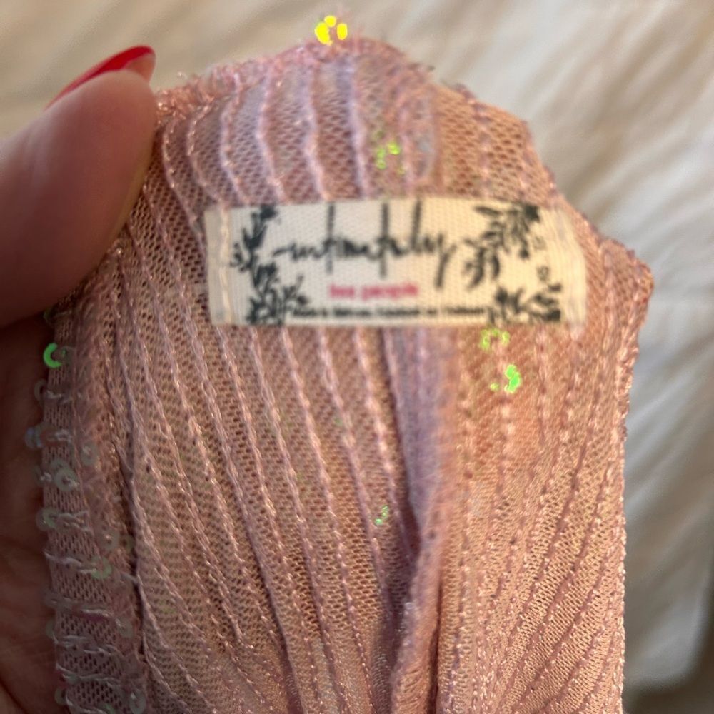 Intimately Free People Gold Rush Long Sleeve - Champagne Float  XS EUC - Picture 4 of 11